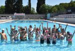 Çocuklar hem eğleniyor hem spor yapıyor
