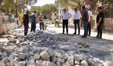 150 Evler Mahallesi’nde Yoğun Yol ve Altyapı Çalışmaları Devam Ediyor