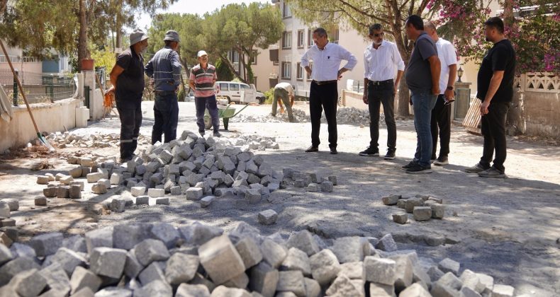 150 Evler Mahallesi’nde Yoğun Yol ve Altyapı Çalışmaları Devam Ediyor