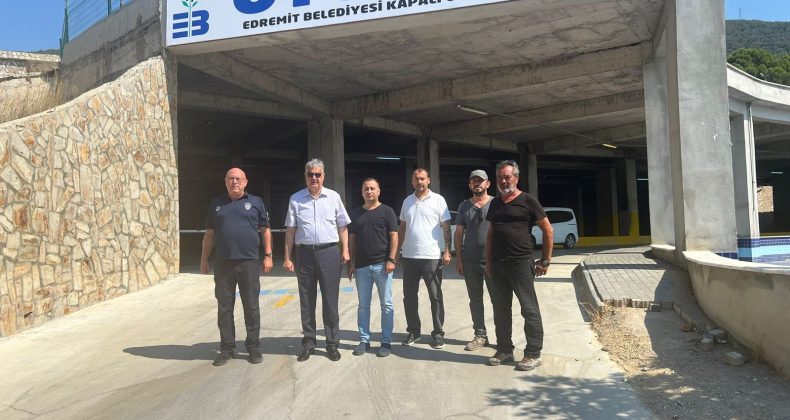 Edremit Belediyesi’nden Altınoluk’a yeni kapalı otopark