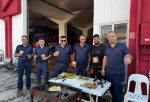 Ayvalık’ta itfaiye erlerine kokoreçli teşekkür