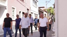 Ayvalık’ta tarihi sokaklar için saha incelemesi yapıldı