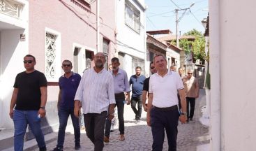 Ayvalık’ta tarihi sokaklar için saha incelemesi yapıldı