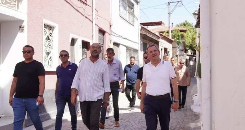 Ayvalık’ta tarihi sokaklar için saha incelemesi yapıldı