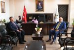 Vali Ustaoğlu’ndan Burhaniye Kaymakamı Atilla’ya “Hayırlı olsun” ziyareti