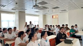 BUBYO Uygulama Otelinde stajyerlere iş güvenliği eğitimi verildi
