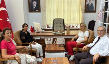 İlçe protokolünden Milli Eğitim Müdürü Esmen’e ziyaret
