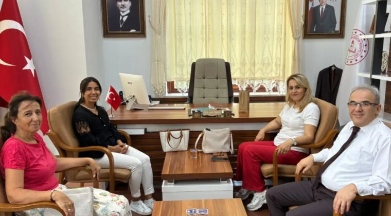 İlçe protokolünden Milli Eğitim Müdürü Esmen’e ziyaret