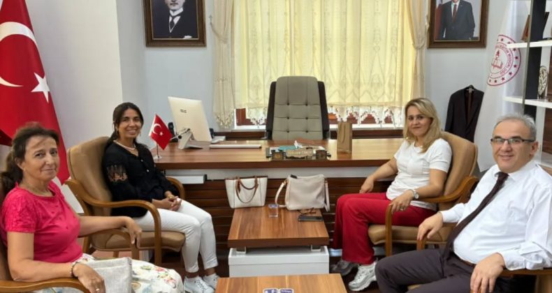 İlçe protokolünden Milli Eğitim Müdürü Esmen’e ziyaret