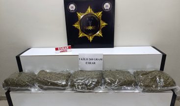 Edremit’te 5 kilo esrar ele geçirildi: