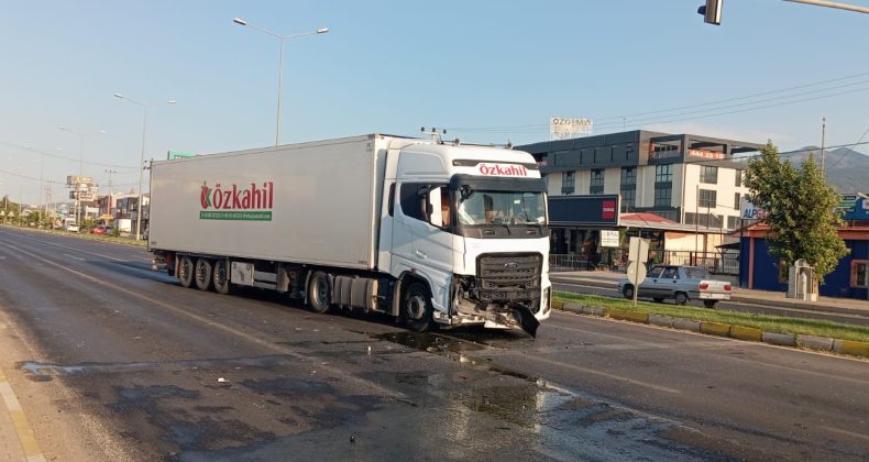 Trafik kazası: 1 yaralı