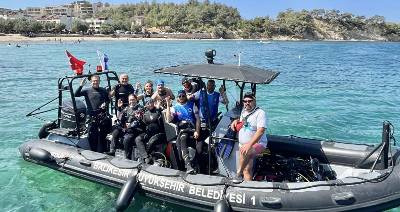 Gömeç’te sualtı fotoğrafçılığı atölyesi düzenlendi