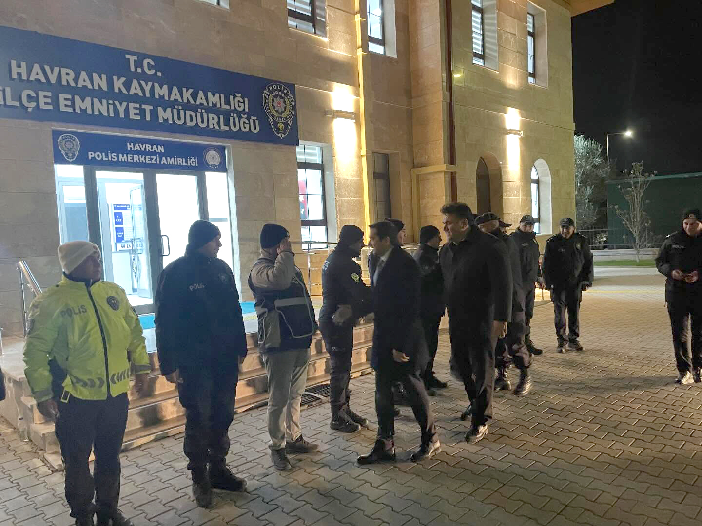 Havran’da protokolden yılbaşı ziyaretleri