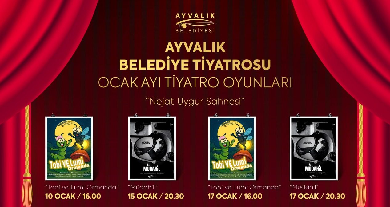 Ayvalık Belediye Tiyatrosu’ndan 2026 yılına iki yeni proje…