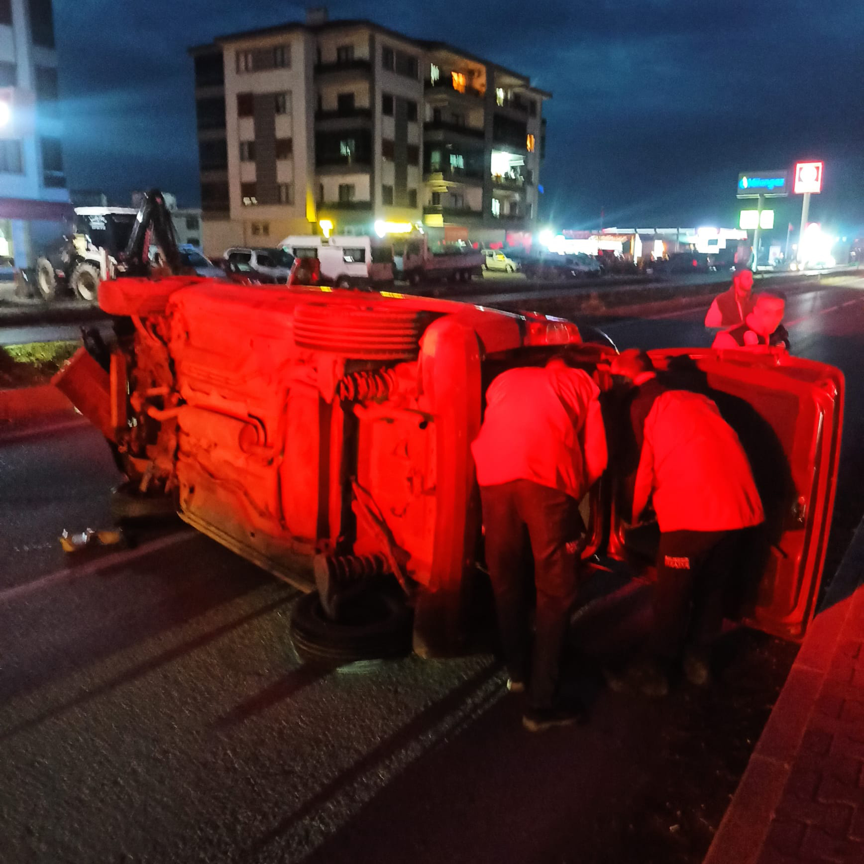Gömeç’te trafik kazası: 1 yaralı