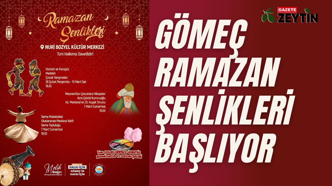 Gömeç’te Ramazan Şenlikleri başlıyor
