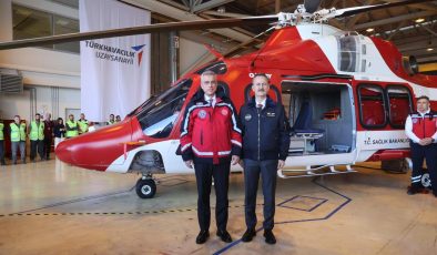 Yerli ambulans helikopter GÖKBEY gökyüzüyle buluştu