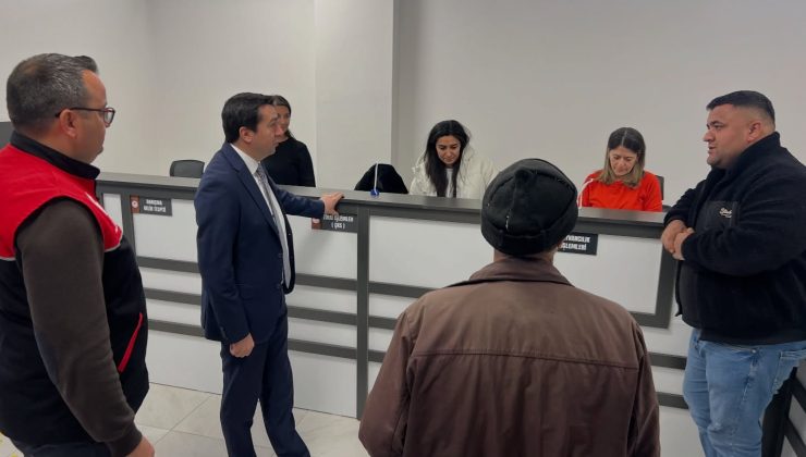 Havran Kaymakamı Evlice’den yeni hizmet binasına ziyaret