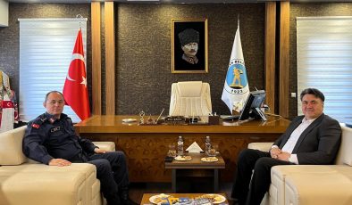 İl Jandarma Komutanı’ndan Başkan Ersoy’a ziyaret