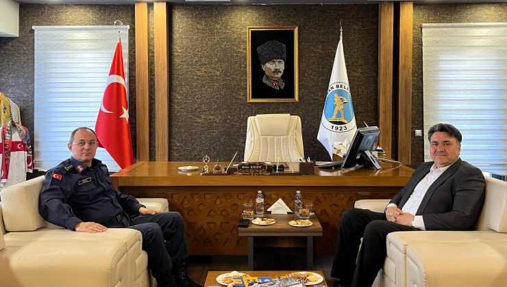 İl Jandarma Komutanı’ndan Başkan Ersoy’a ziyaret