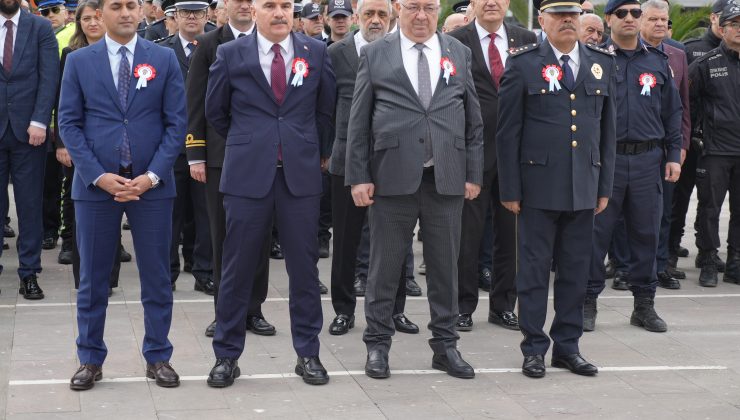 Edremit’te Türk Polis Teşkilatı’nın 181. yılı kutlandı: Şehit Hamdibey Meydanı’nda tören