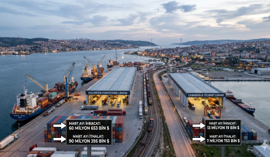 Dış ticaret rakamları açıklandı: Balıkesir ve Çanakkale’de Mart ayı bilançosu netleşti