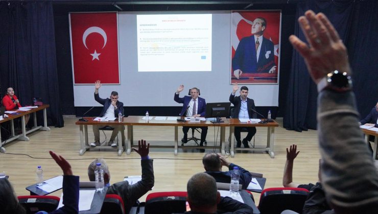 Ayvalık Belediye Meclisi mayıs ayı toplantısını yaptı