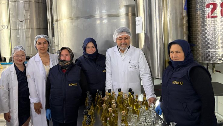 Bakan Yumaklı Ayvalık’ta zeytinyağı üretimini inceledi: Markalaşma vurgus