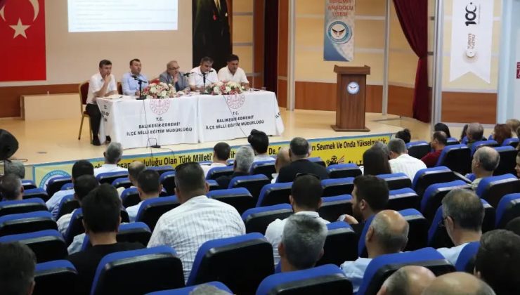 Edremit’te 2025-2026 eğitim öğretim yıl sonu değerlendirme toplantısı gerçekleştirildi
