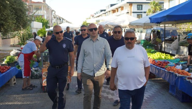 Altınoluk Salı Pazarı’nda zabıtadan geniş kapsamlı denetim