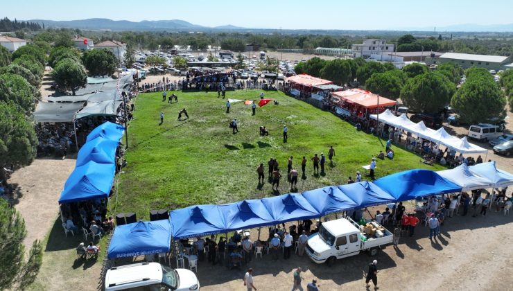 Burhaniye’de ata sporu fırtına gibi esti
