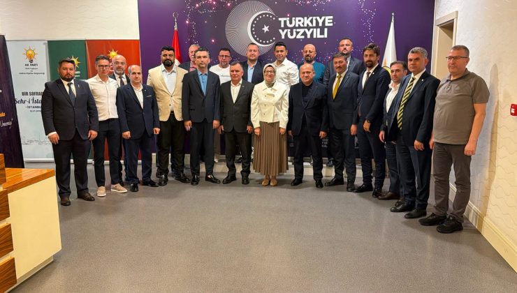 Edremit Ticaret Odası heyetinden, AK Parti Genel Merkezi’ne ziyaret