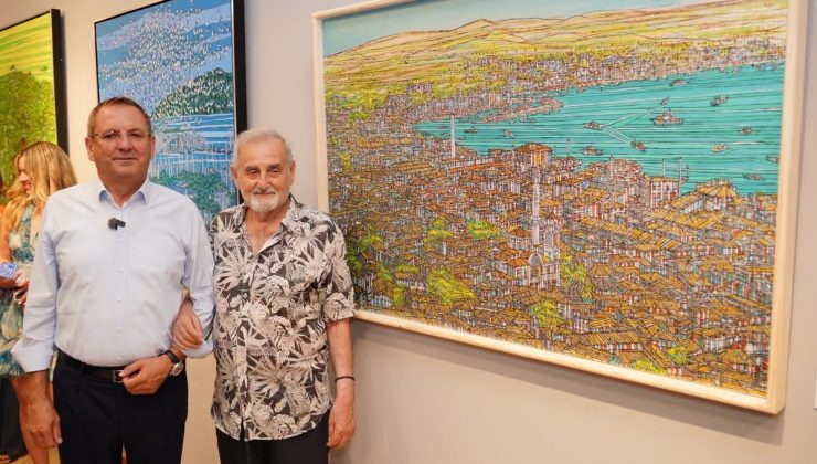 Ayvalık’ta Ressam Devrim Erbil ve sanat dünyasının usta isimleri buluştu