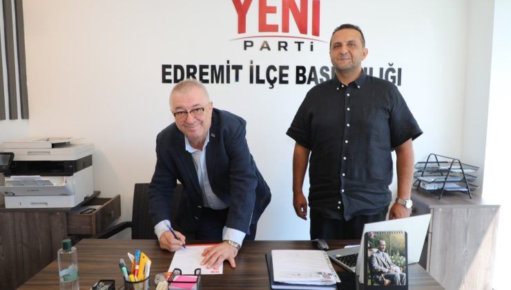 Edremit Belediye Başkanı Mehmet Ertaş başvuru yaptı