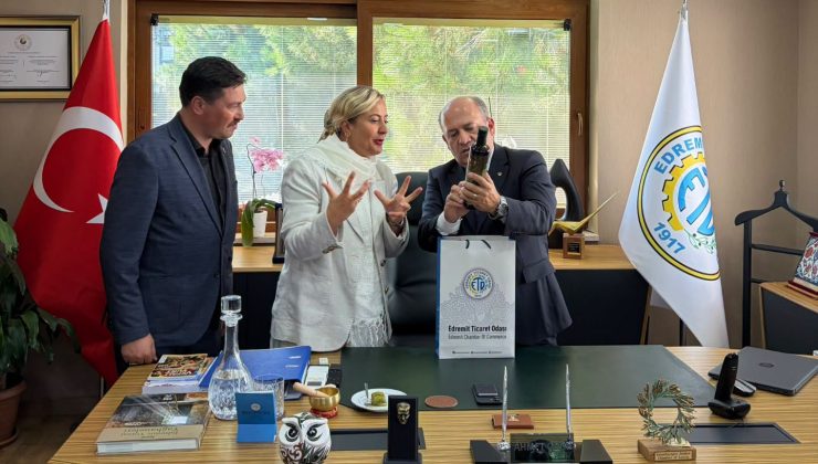 AK Parti Edremit heyetinden Edremit Ticaret Odası’na ziyaret