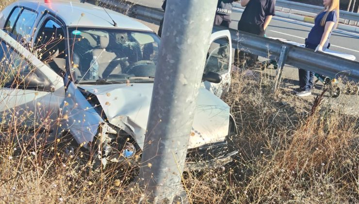 Balıkesir-Edremit karayolu İvrindi Kavşağı’nda kaza: 1 yaralı