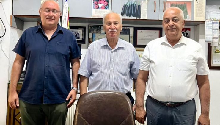 Tariş heyetinden Edremit Ziraat Odası’na ziyaret: