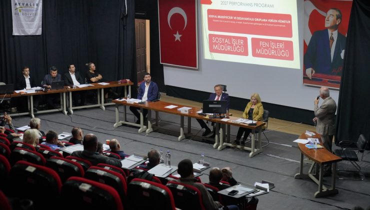Ayvalık Belediyesi’nin 2027 yılı bütçesi 3 kabul edildi