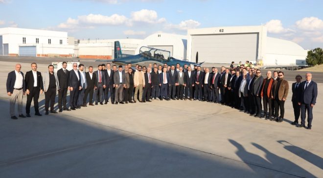 Milletvekili Mustafa Canbey ve MÜSİAD heyetinden TUSAŞ’a çıkarma