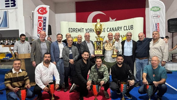 Dünyanın en büyük Yorkshire Kanarya Yarışması Edremit’te yapıldı