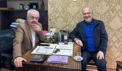 Eski Başkan Kafaoğlu’ndan Özkan Kostak’a hayırlı olsun ziyareti