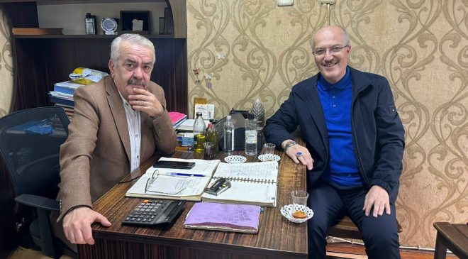 Eski Başkan Kafaoğlu’ndan Özkan Kostak’a hayırlı olsun ziyareti