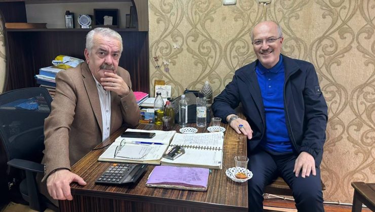 Eski Başkan Kafaoğlu’ndan Özkan Kostak’a hayırlı olsun ziyareti
